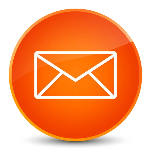 E-posta kutsal kişilerin resmi zarif turuncu yuvarlak düğme — Stok fotoğraf