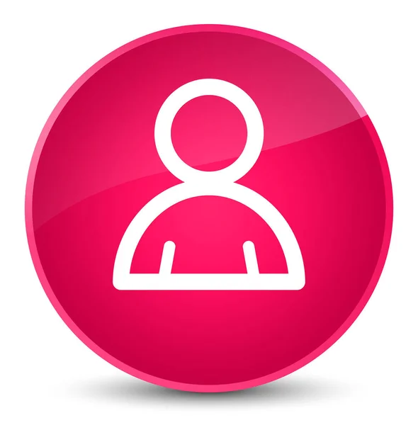 Member icon elegant pink round button — Stock Photo, Image