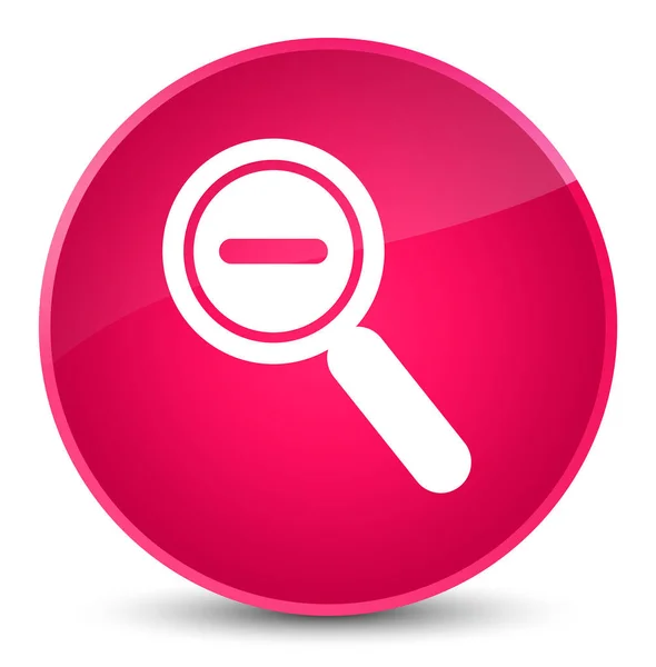 Zooma ut ikonen elegant rosa runda knappen — Stockfoto