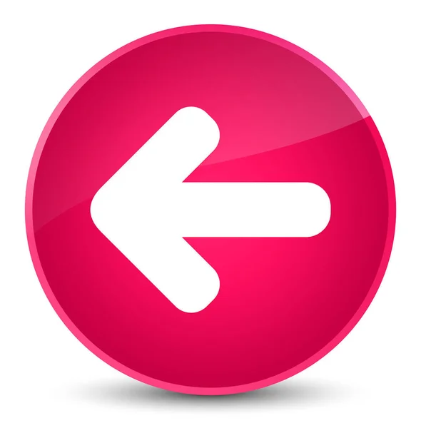 Šipky ikona elegantní růžové kulaté tlačítko zpět — Stock fotografie