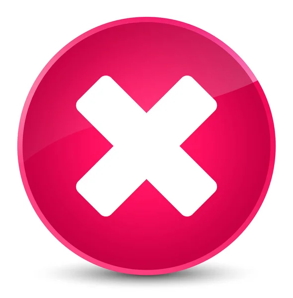 Отменить значок элегантный розовый круглый кнопка — стоковое фото