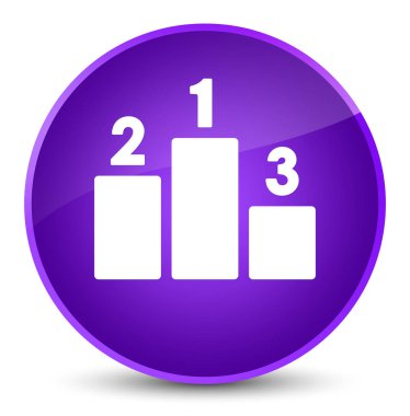 Podyum kutsal kişilerin resmi zarif mor yuvarlak düğme