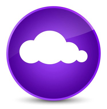 Bulut kutsal kişilerin resmi zarif mor yuvarlak düğme