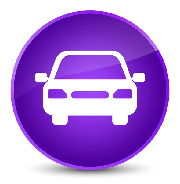 車アイコン エレガントな紫色の丸いボタン — ストック写真