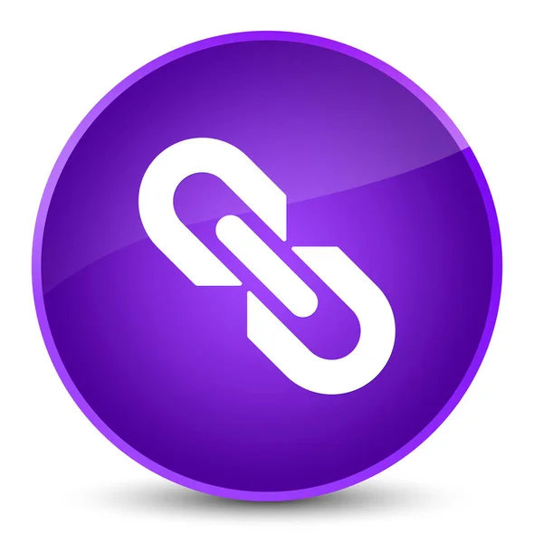 Link icon elegant purple round button