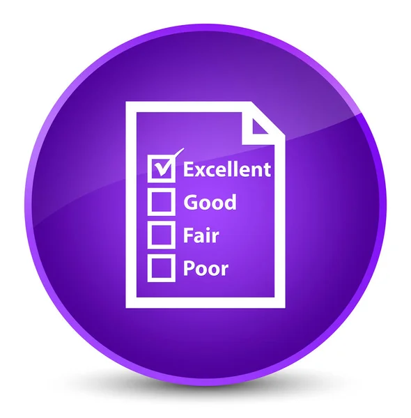 Questionnaire icon elegant purple round button