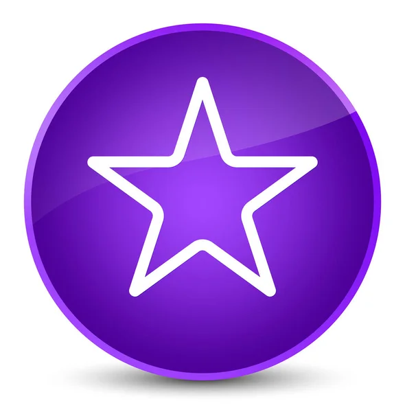 Star icon elegant purple round button — Stock Photo, Image