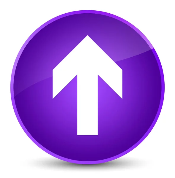 Upload arrow icon elegant purple round button — Stock Photo, Image