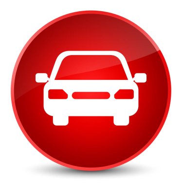 Araba kutsal kişilerin resmi zarif kırmızı yuvarlak düğme