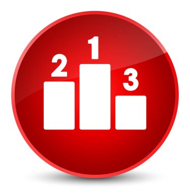 Podyum kutsal kişilerin resmi zarif kırmızı yuvarlak düğme