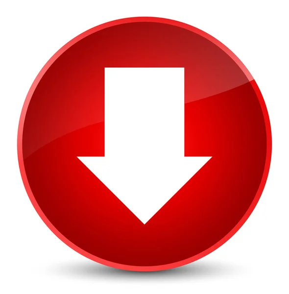 Stáhnout šipku ikony elegantní červené kulaté tlačítko — Stock fotografie