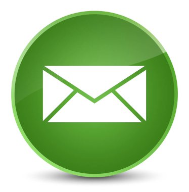 E-posta kutsal kişilerin resmi zarif yumuşak yeşil yuvarlak düğme