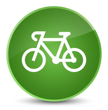 Bisiklet kutsal kişilerin resmi zarif yumuşak yeşil yuvarlak düğme