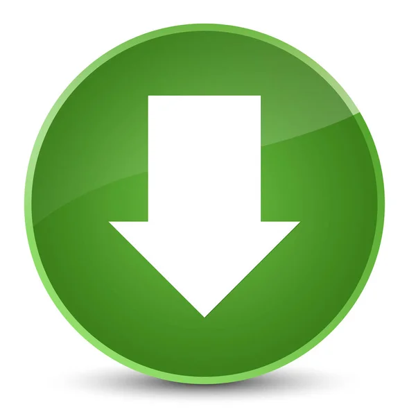 Descargar icono de flecha elegante botón redondo verde suave — Foto de Stock