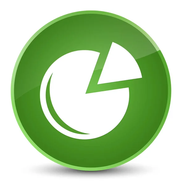 Icono gráfico elegante botón redondo verde suave —  Fotos de Stock