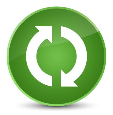 Güncelleştirme simgesini zarif yumuşak yeşil yuvarlak düğmesi