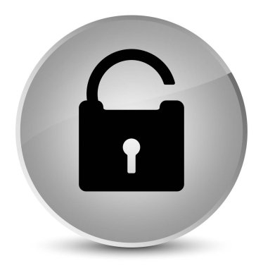 Kutsal kişilerin resmi zarif beyaz yuvarlak düğme kilidini