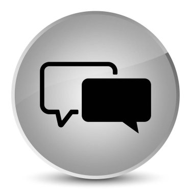 Referansları kutsal kişilerin resmi zarif beyaz yuvarlak düğme