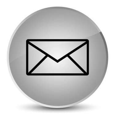 E-posta kutsal kişilerin resmi zarif beyaz yuvarlak düğme