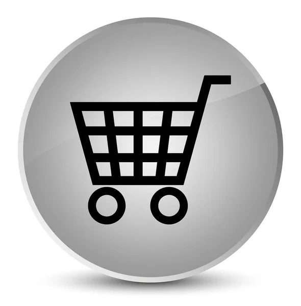 Ecommerce icon elegant white round button — Stock Photo, Image