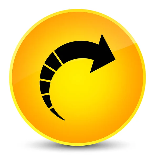 Next arrow icon elegant yellow round button