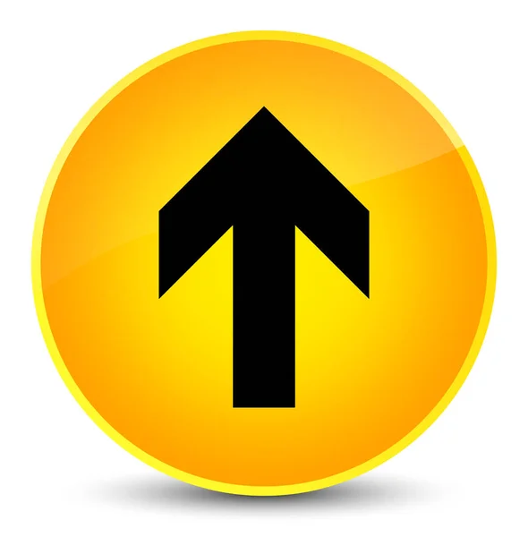Télécharger icône flèche élégant bouton rond jaune — Photo