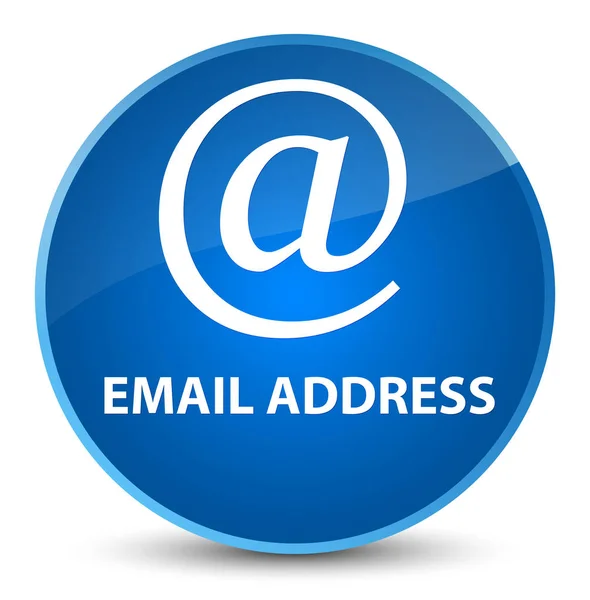 Email address elegant blue round button — Stock Photo, Image