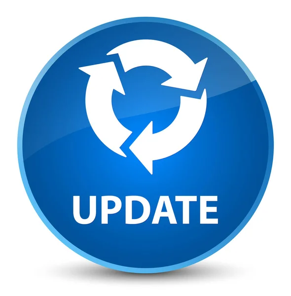 Actualización (icono de actualización) elegante botón redondo azul —  Fotos de Stock