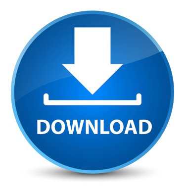 Zarif mavi yuvarlak düğmesini indir