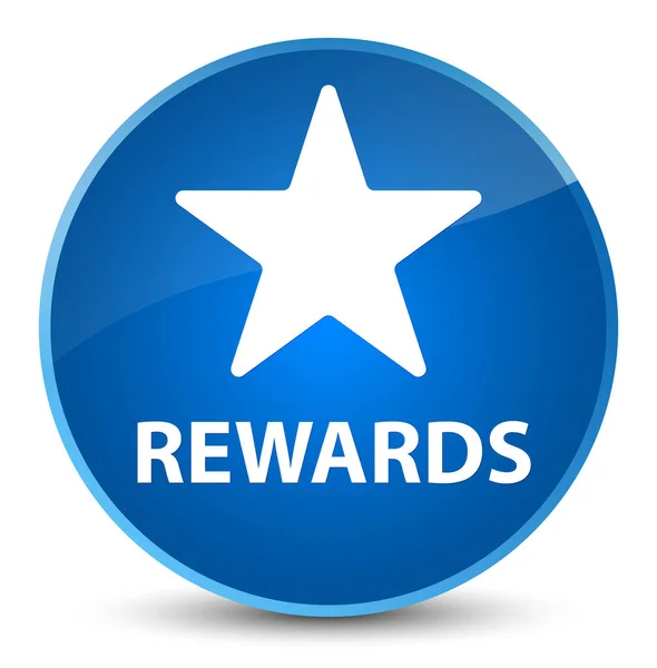 Rewards (star icon) elegant blue round button — Stock Photo, Image