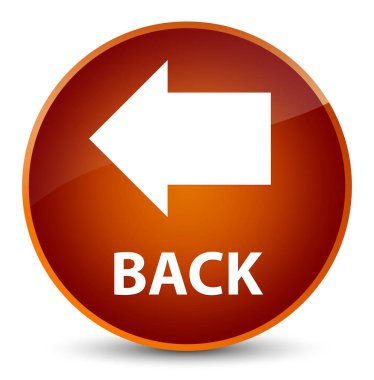 Geri zarif kahverengi yuvarlak düğmesi