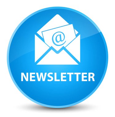 Bülten zarif camgöbeği mavi yuvarlak düğmesi