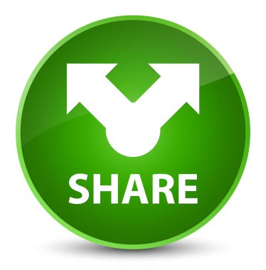 Paylaş zarif yeşil yuvarlak düğmesi