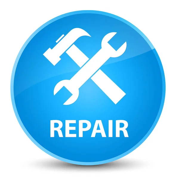 Repair (tools icon) elegant cyan blue round button — Stock Photo, Image