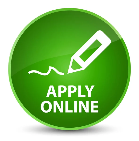 Apply online (edit pen icon) elegant green round button