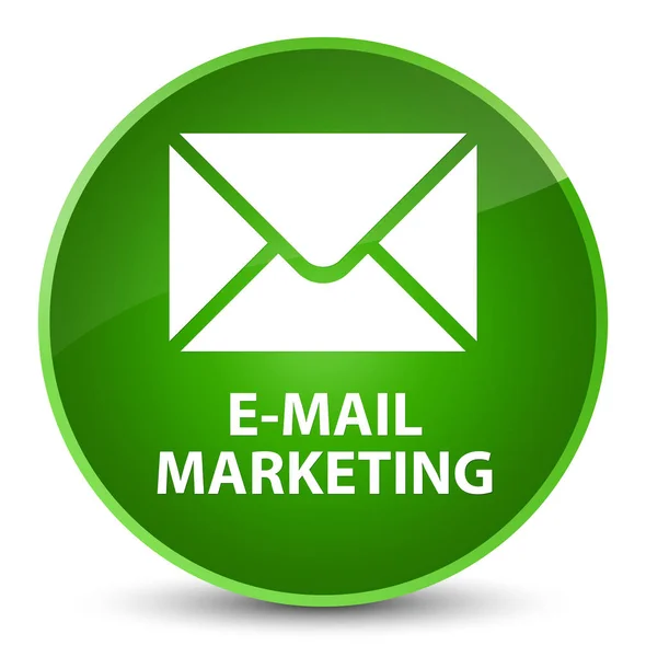 E-mail marketing elegante pulsante rotondo verde — Foto Stock