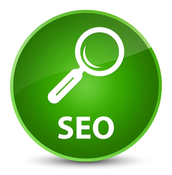 Seo elegant green round button — Stock Photo, Image