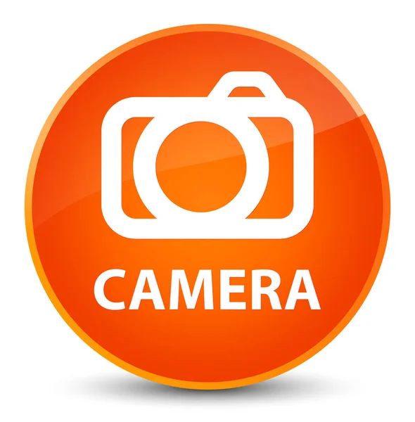 Kamera elegante orange runde Taste — Stockfoto