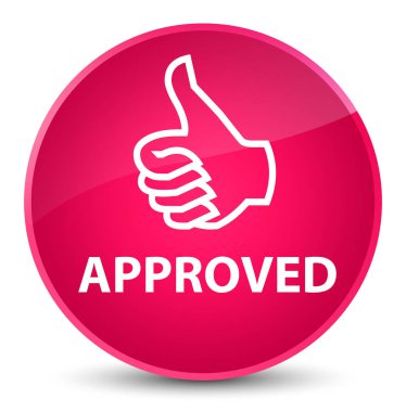 (Simge Yaşasın) zarif pembe yuvarlak düğmesi onaylı