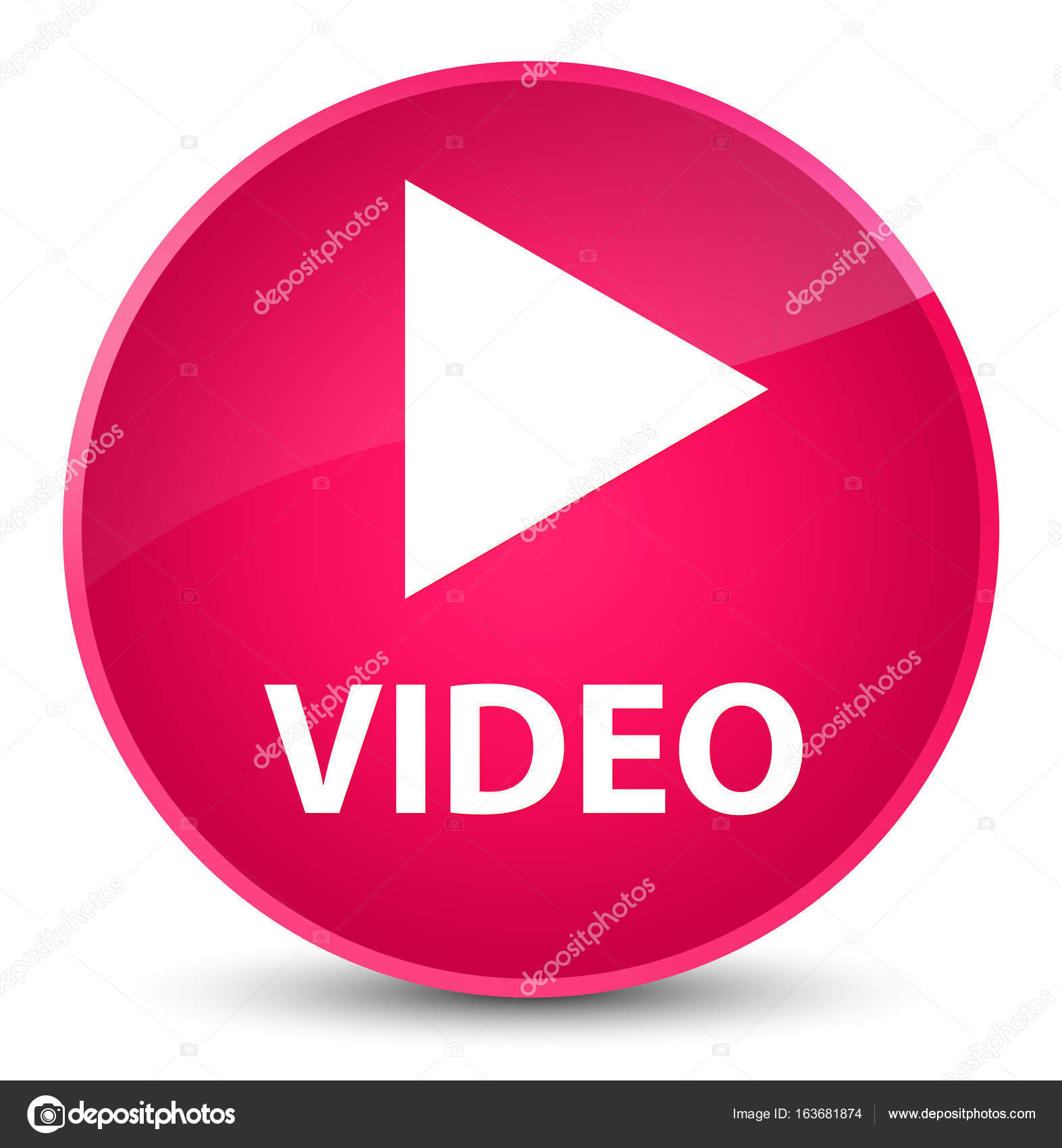Video elegant pink round button stock photo fr design 163681874