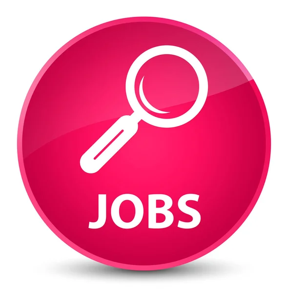 Jobs elegant pink round button — Stock Photo, Image