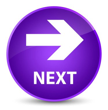 Sonraki zarif mor yuvarlak düğmesi