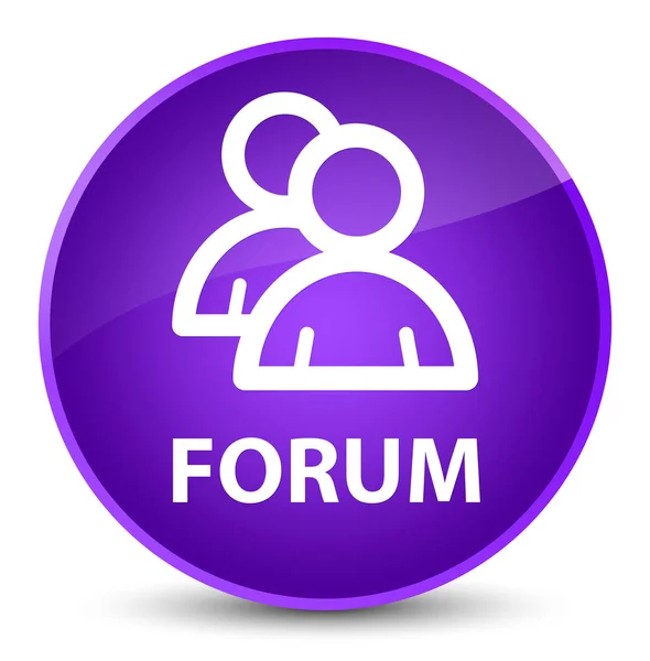 Forum (group icon) elegant purple round button