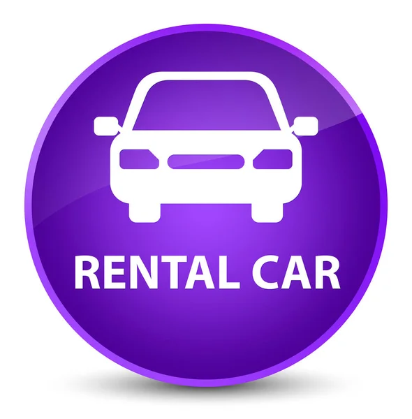Rental car elegant purple round button — Stock Photo, Image