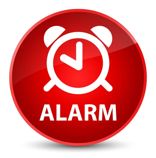 Alarm eleganter roter runder Knopf — Stockfoto