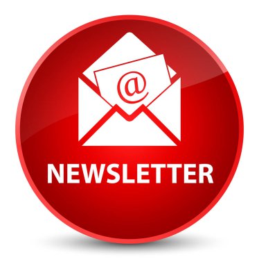 Bülten zarif kırmızı yuvarlak düğmesi