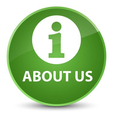 Hakkımızda zarif yumuşak yeşil yuvarlak düğmesi