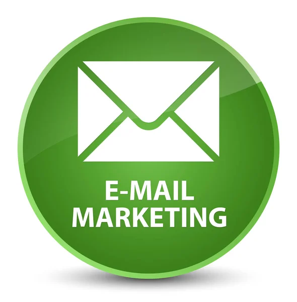 E-mail marketing elegante morbido pulsante rotondo verde — Foto Stock