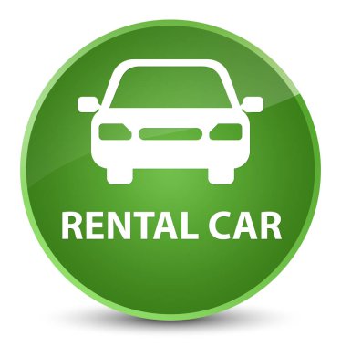 Kiralık Araba zarif yumuşak yeşil yuvarlak düğmesi