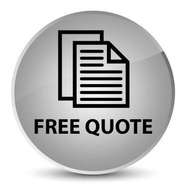 Ücretsiz fiyat teklifi zarif beyaz yuvarlak düğmesi